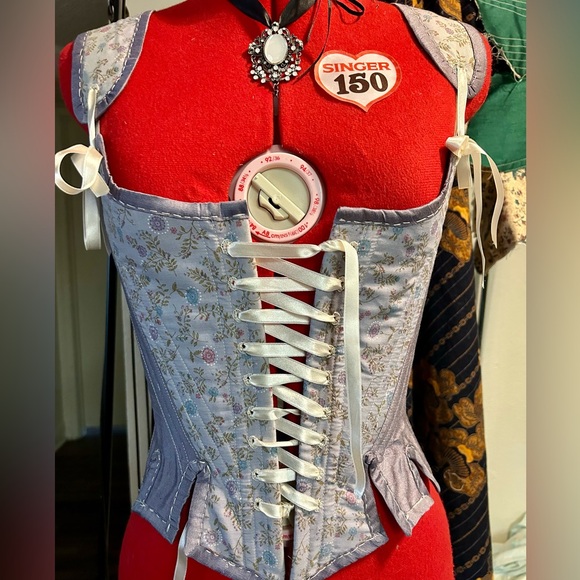 🪻🌞 1700’s FRONT / BACK LACE UP STAY - Picture 2 of 6